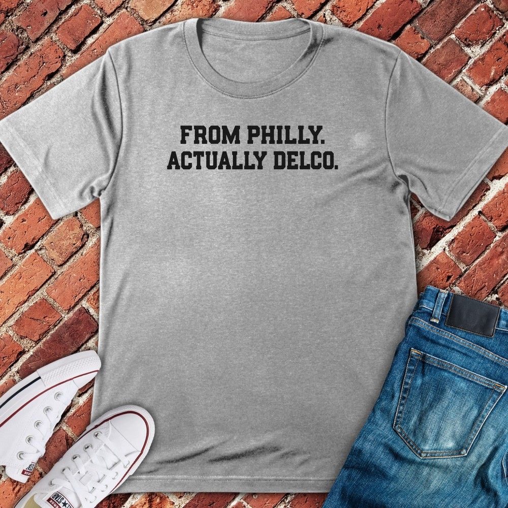 Actually Delco T-Shirt - Sport Grey