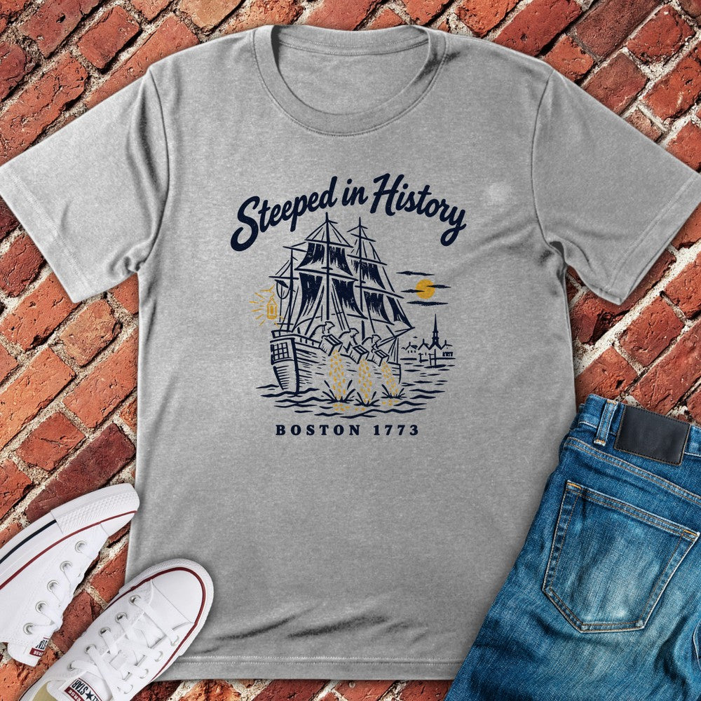 Steeped History T-Shirt - Sport Grey