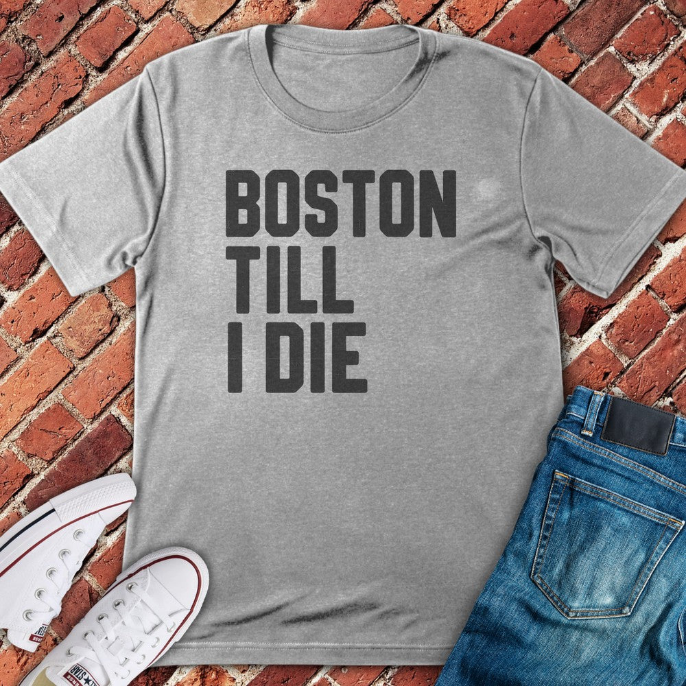 Boston Lifer T-Shirt - Sport Grey