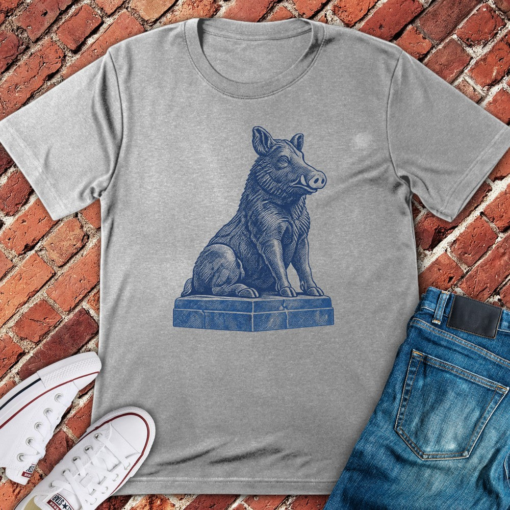 Brass Boar T-Shirt - Sport Grey