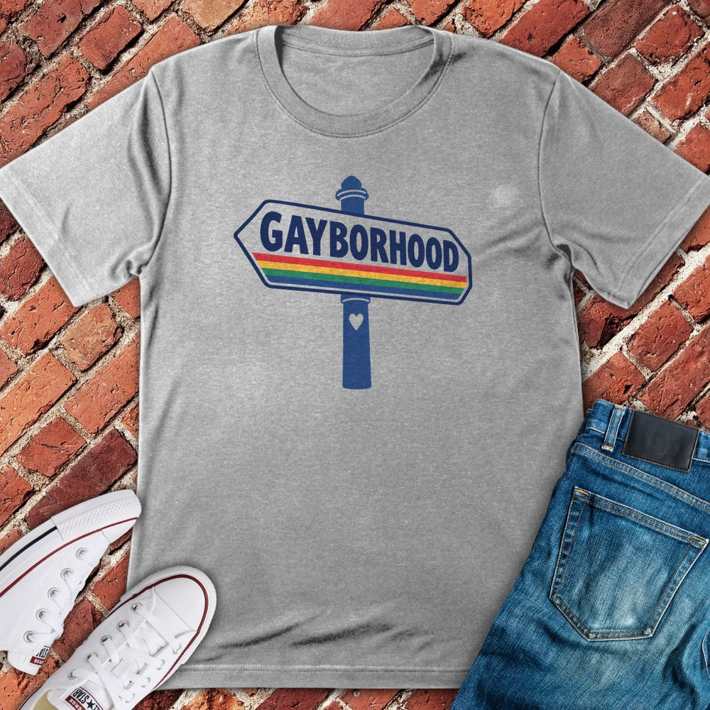 The Gayborhood T-Shirt - Sport Grey