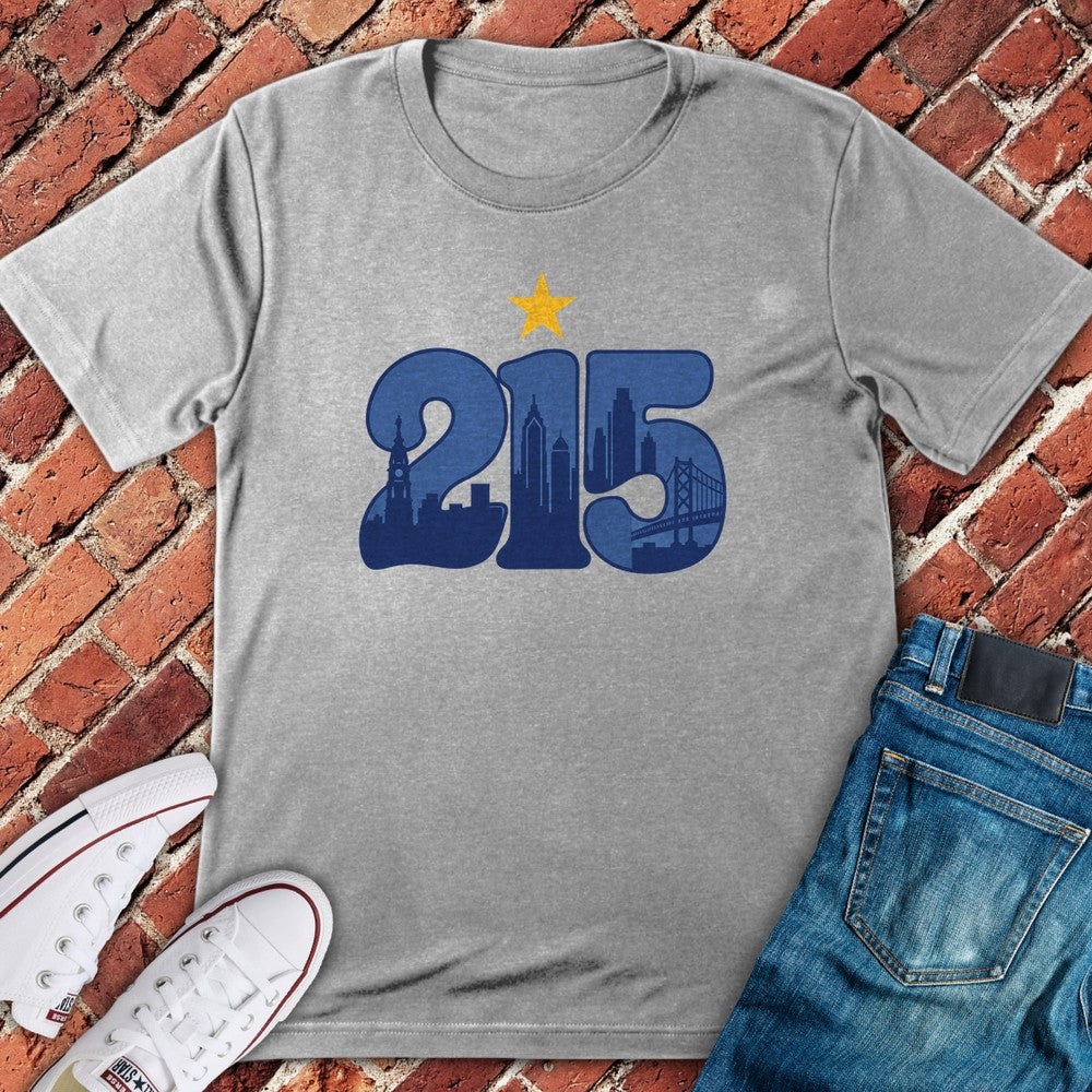 Skyline Numbers T-Shirt - Sport Grey