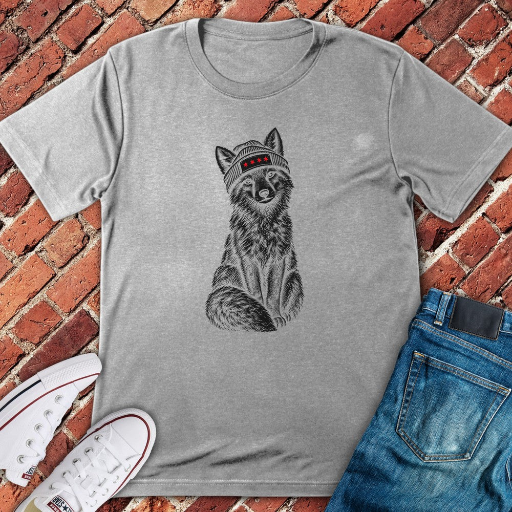 Beanie Fox T-Shirt - Sport Grey
