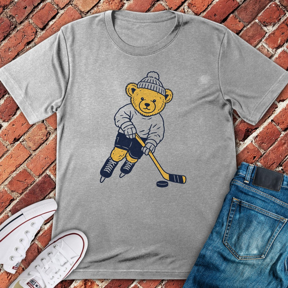 Skating Bear T-Shirt - Sport Grey