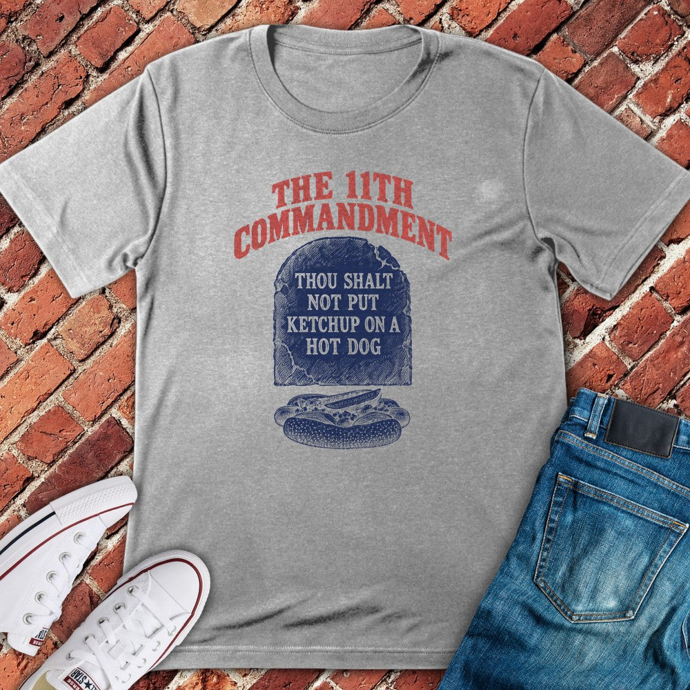 Eleventh Commandment T-Shirt - Sport Grey