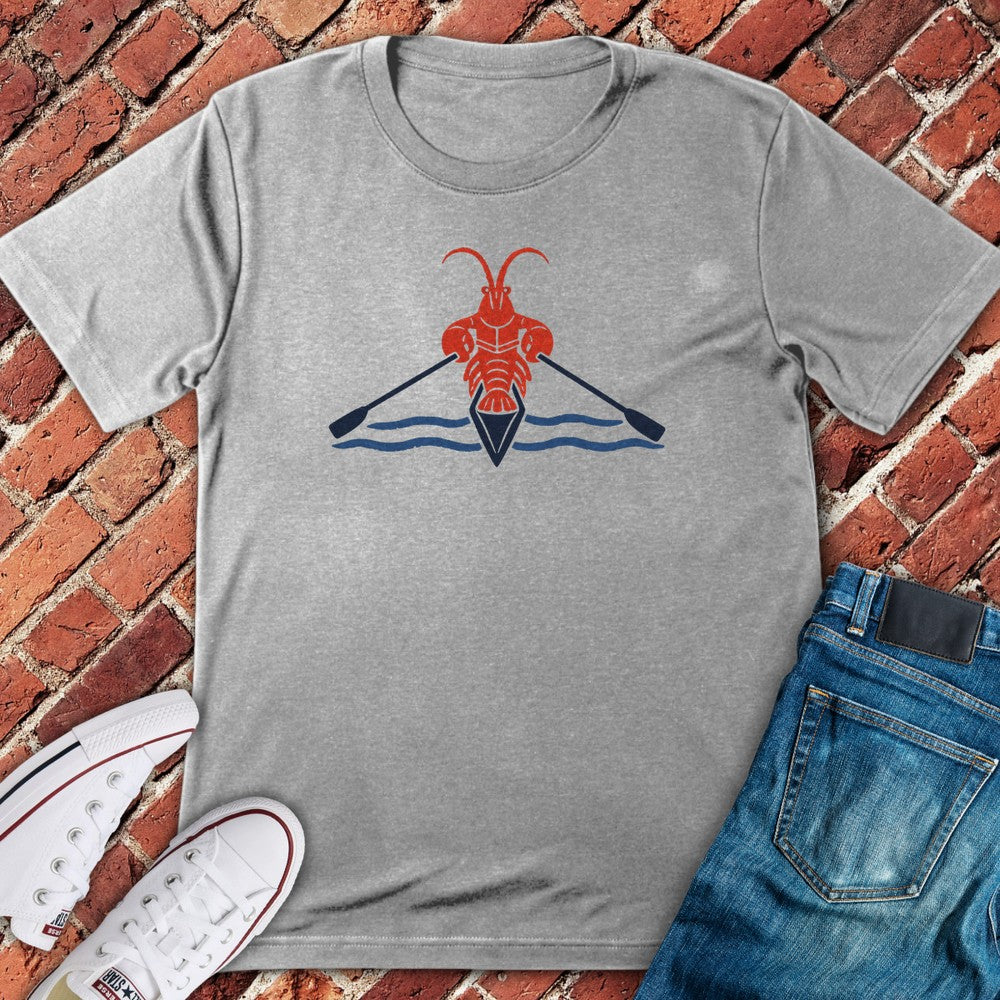 Rowing Lobster T-Shirt - Sport Grey