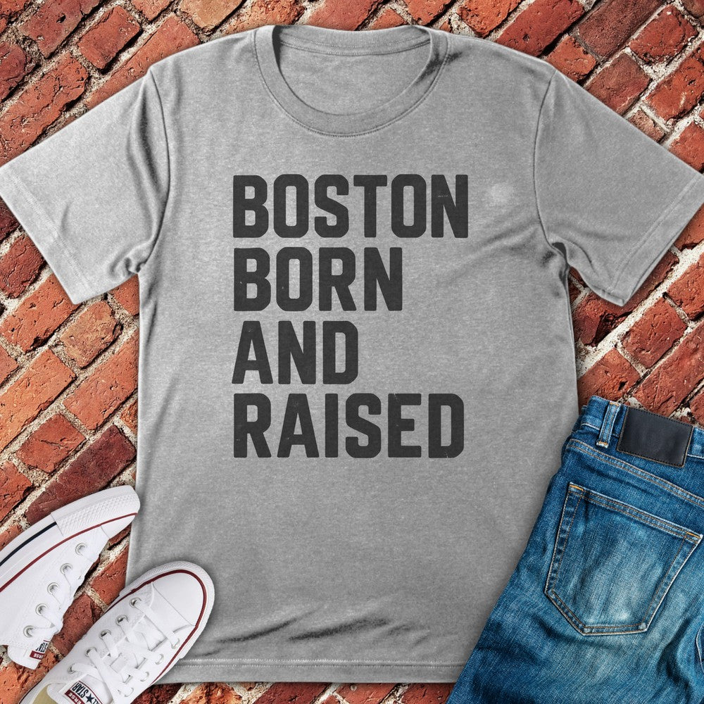Boston Raised T-Shirt - Sport Grey