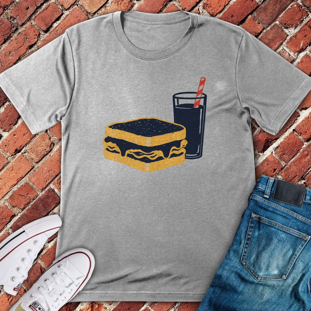 Marshmallow Sandwich T-Shirt - Sport Grey