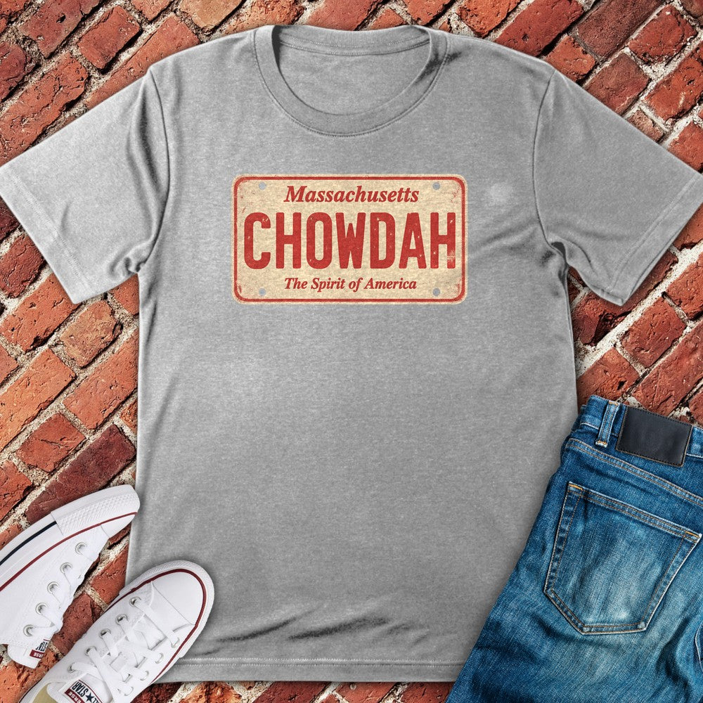 Chowdah Plate T-Shirt - Sport Grey