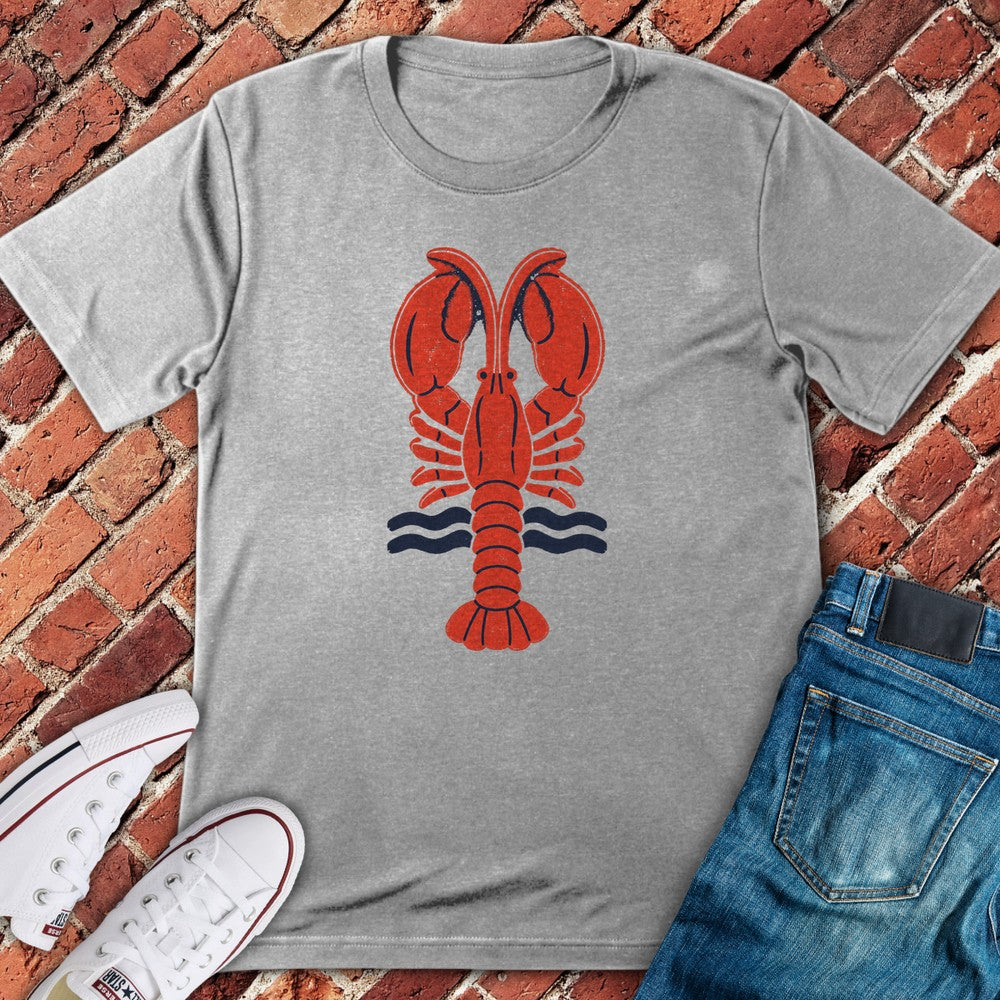 Harbor Lobster T-Shirt - Sport Grey