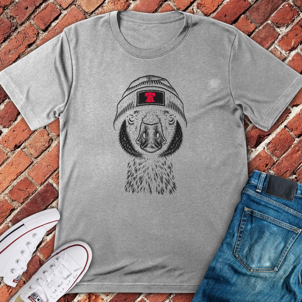 Goose Beanie T-Shirt - Sport Grey