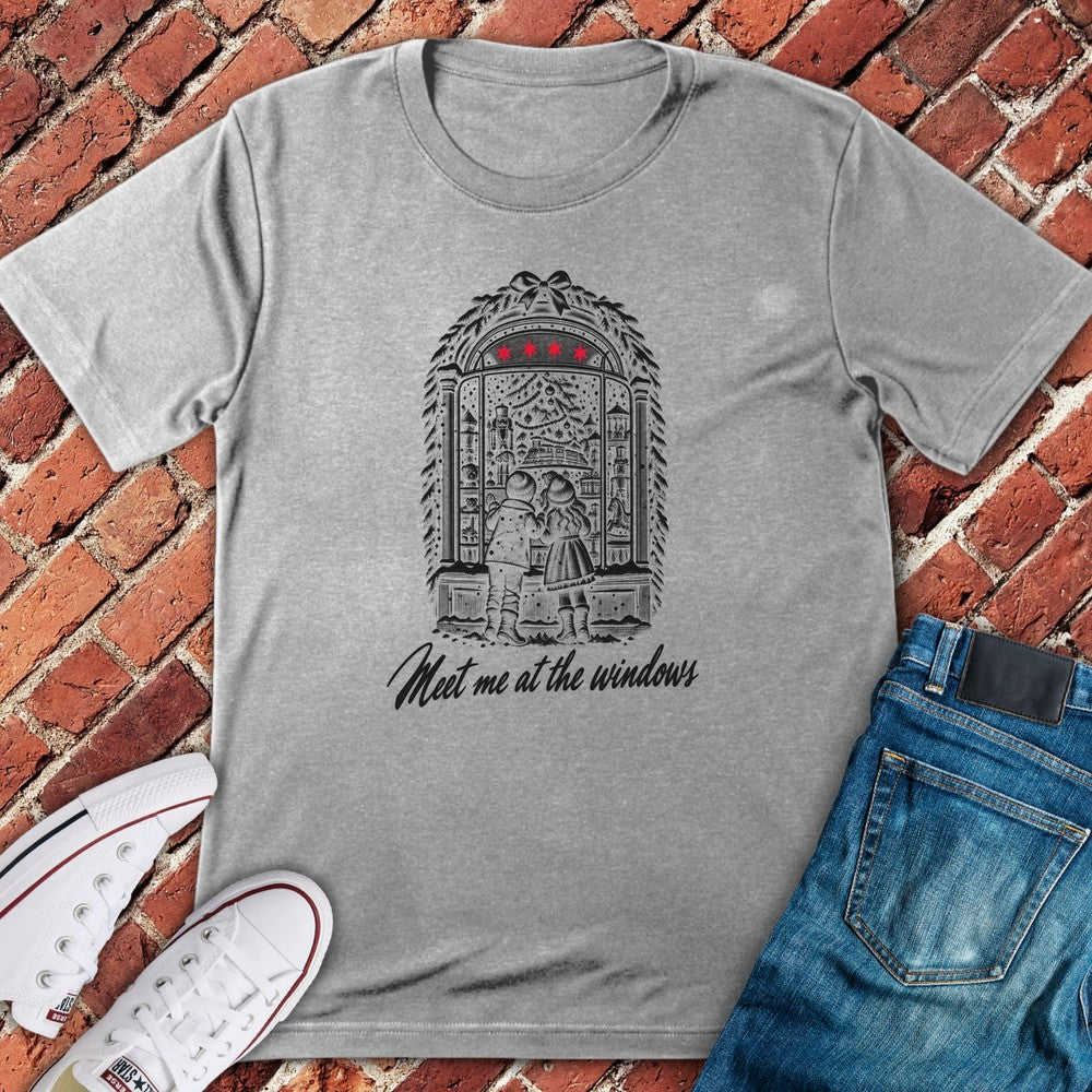Holiday Windows T-Shirt - Sport Grey