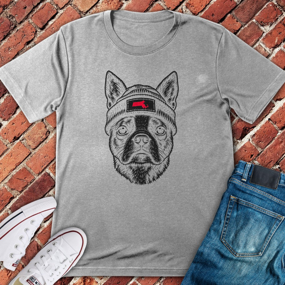 Terrier Beanie T-Shirt - Sport Grey
