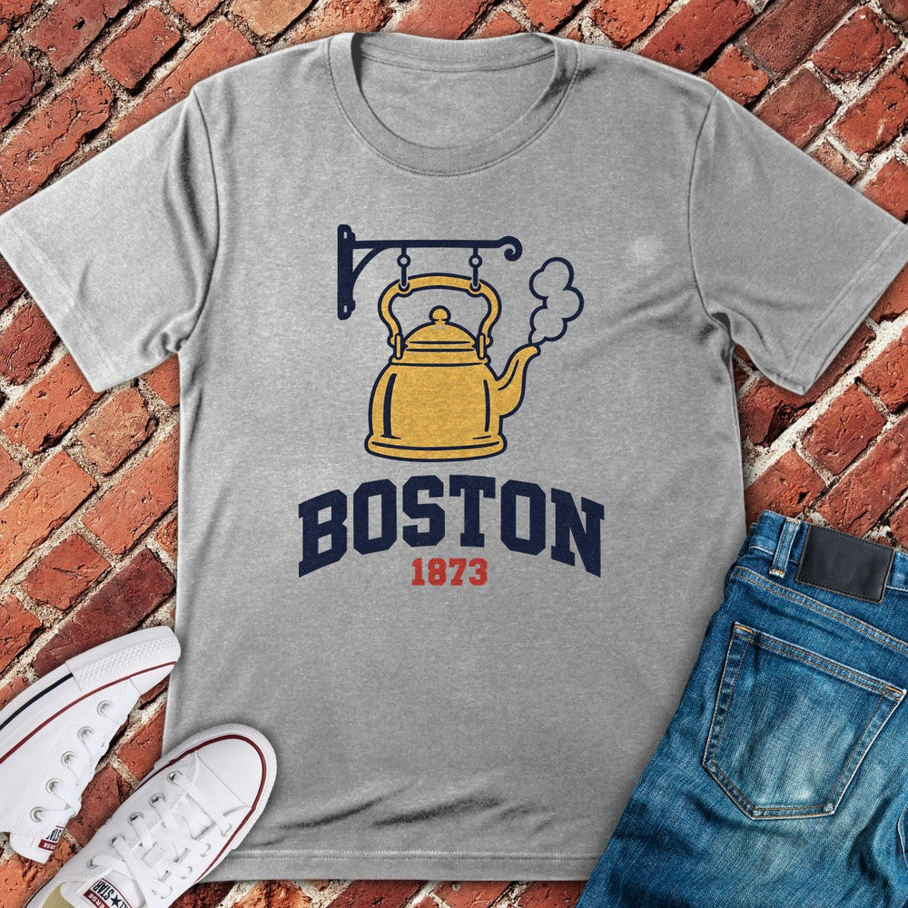 Steaming Kettle T-Shirt - Sport Grey
