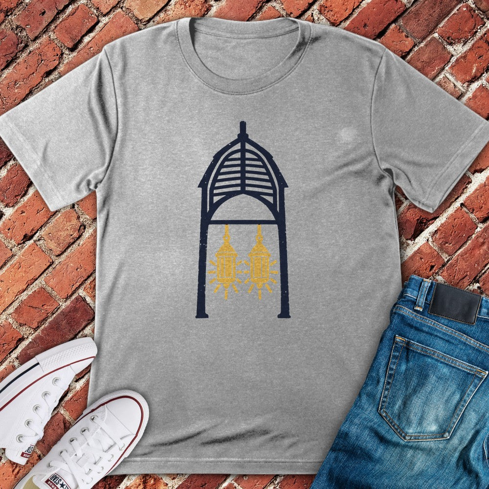 Two Lanterns T-Shirt - Sport Grey