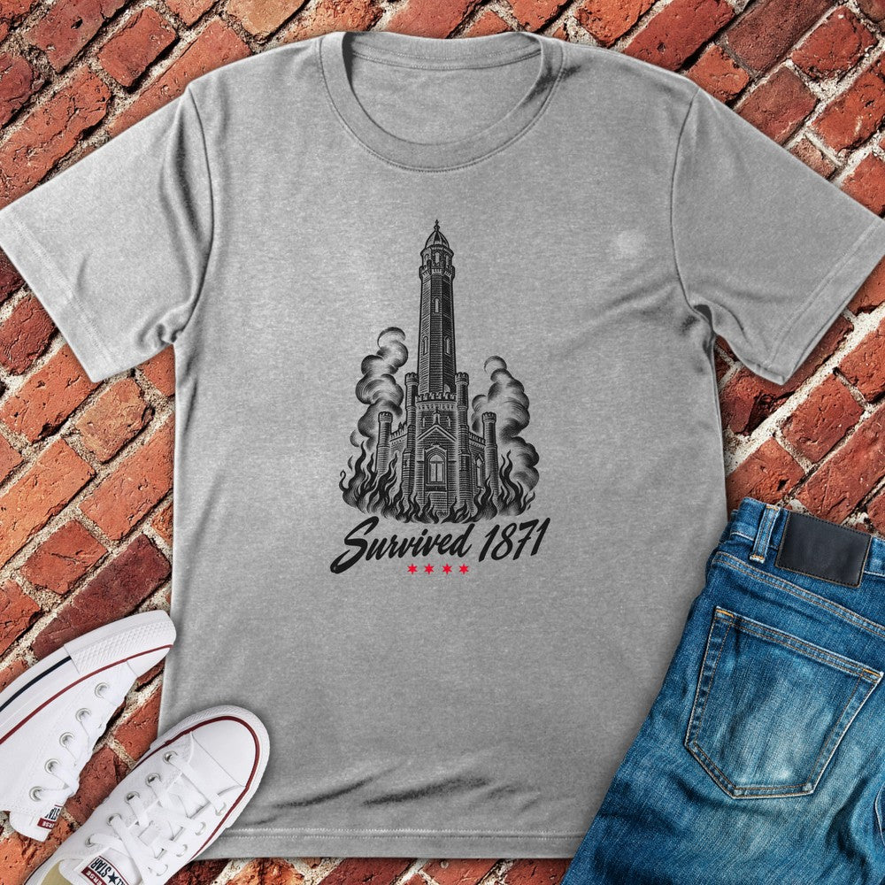 Survived 1871 T-Shirt - Sport Grey