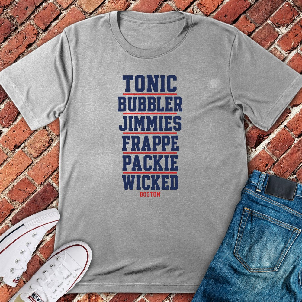 Boston Vocab T-Shirt - Sport Grey
