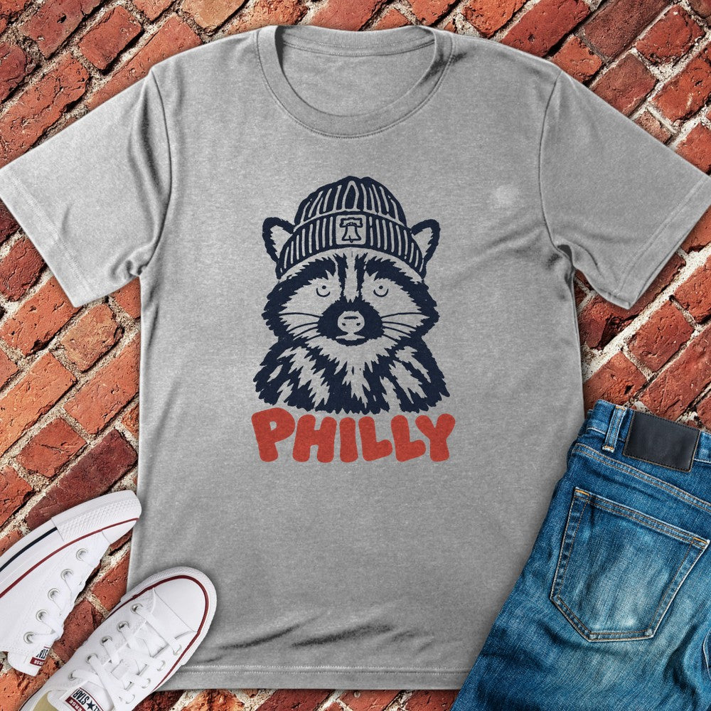 Rowhome Raccoon T-Shirt - Sport Grey