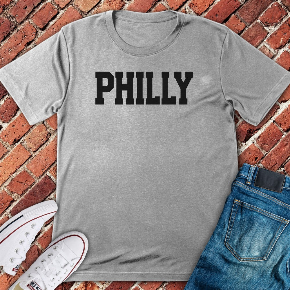 Block Philly T-Shirt - Sport Grey