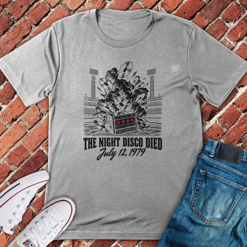 Disco Night T-Shirt - Sport Grey