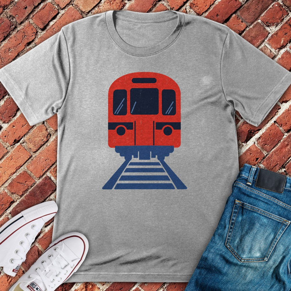 Red Line T-Shirt - Sport Grey