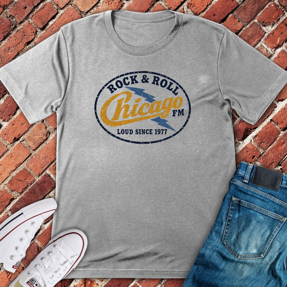 Rock Radio T-Shirt - Sport Grey