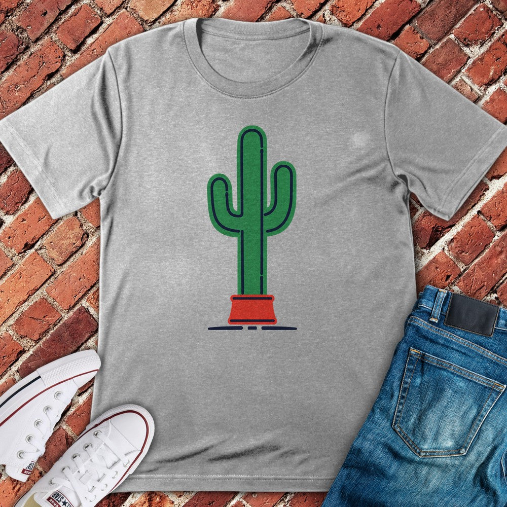 Neon Cactus T-Shirt - Sport Grey