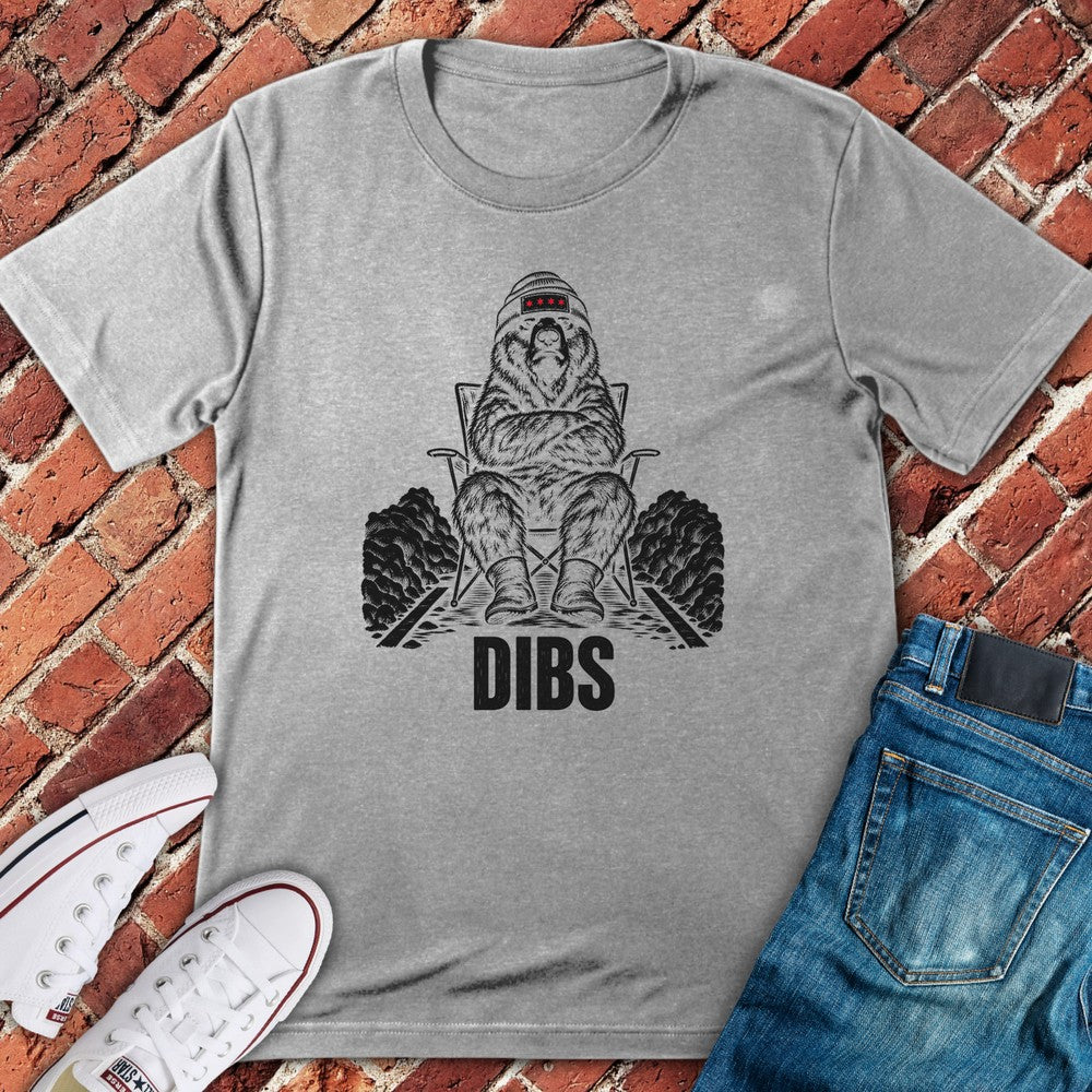 Dibs Bear T-Shirt - Sport Grey