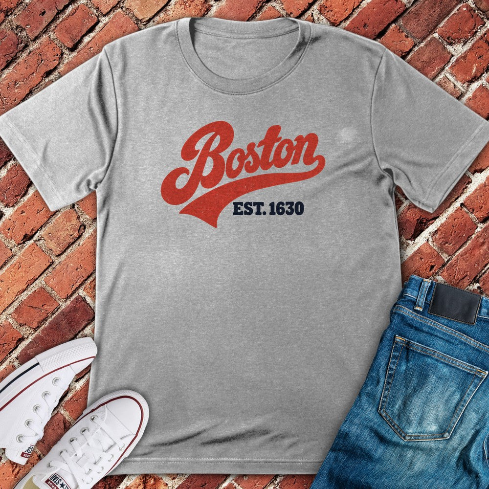 Oldschool Boston T-Shirt - Sport Grey