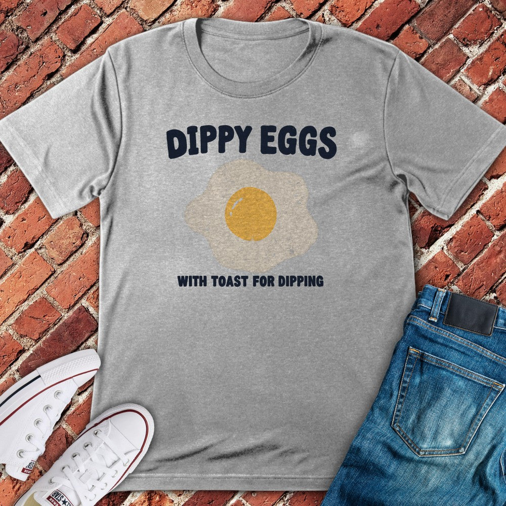 Dippy Eggs T-Shirt - Sport Grey