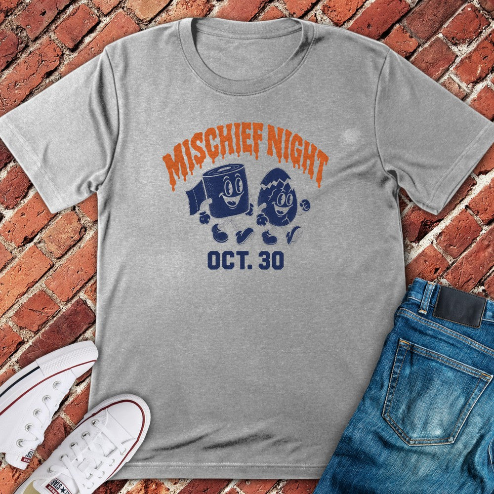 Mischief Night T-Shirt - Sport Grey