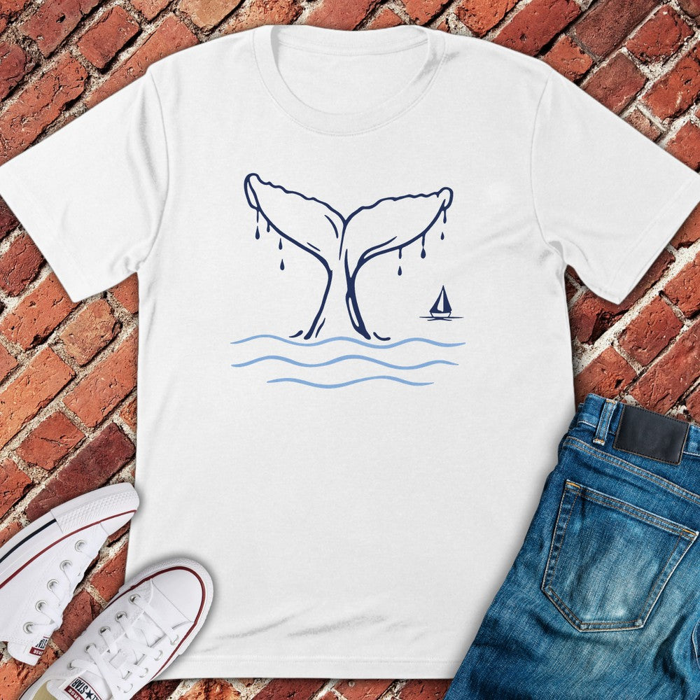 Whale Tail T-Shirt - White
