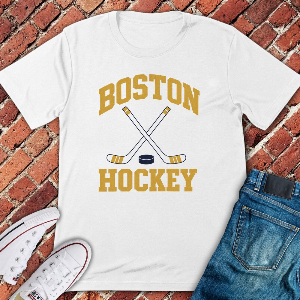 Boston Hockey T-Shirt - White
