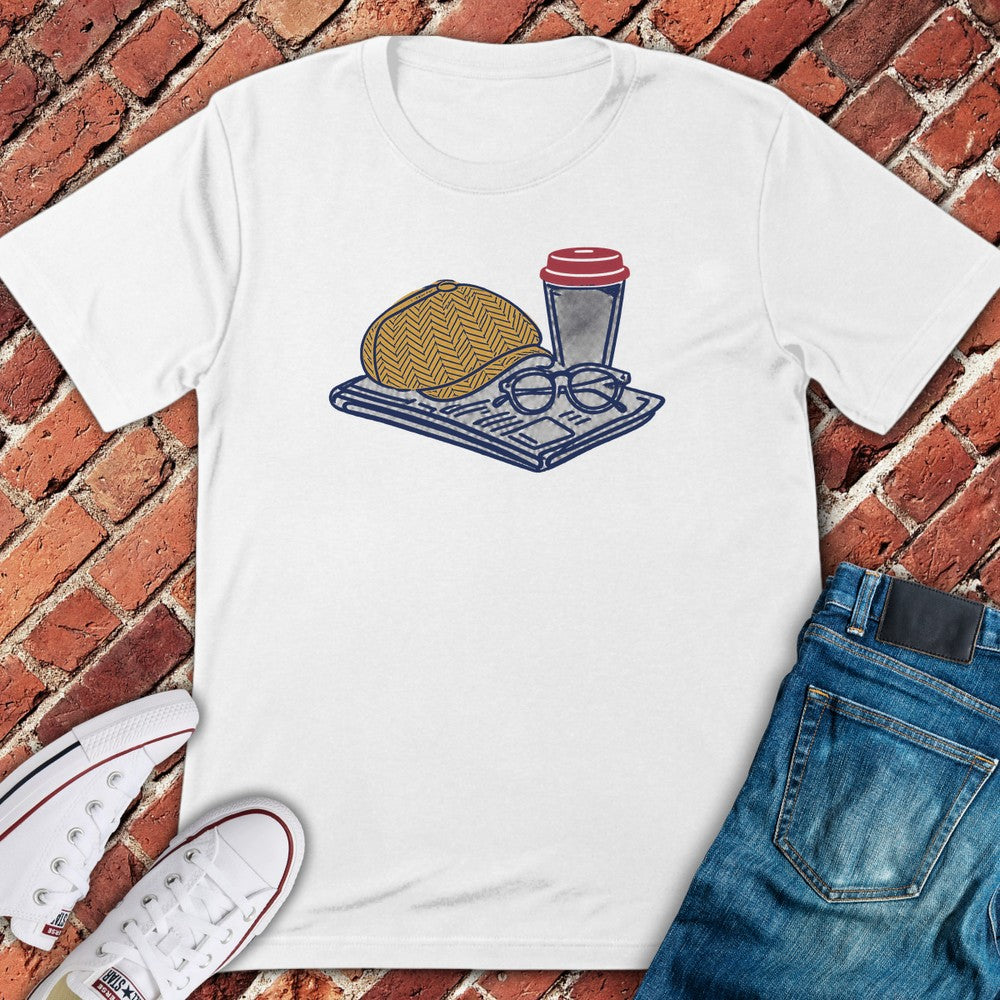 Morning Paper T-Shirt - White