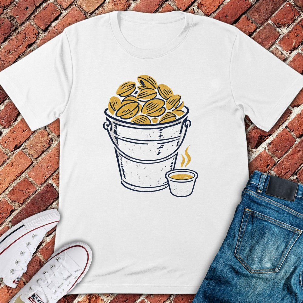 Steamer Bucket T-Shirt - White
