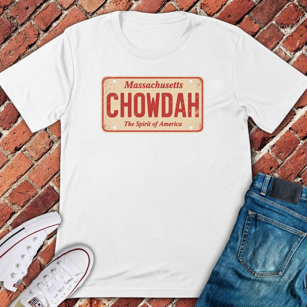 Chowdah Plate T-Shirt - White