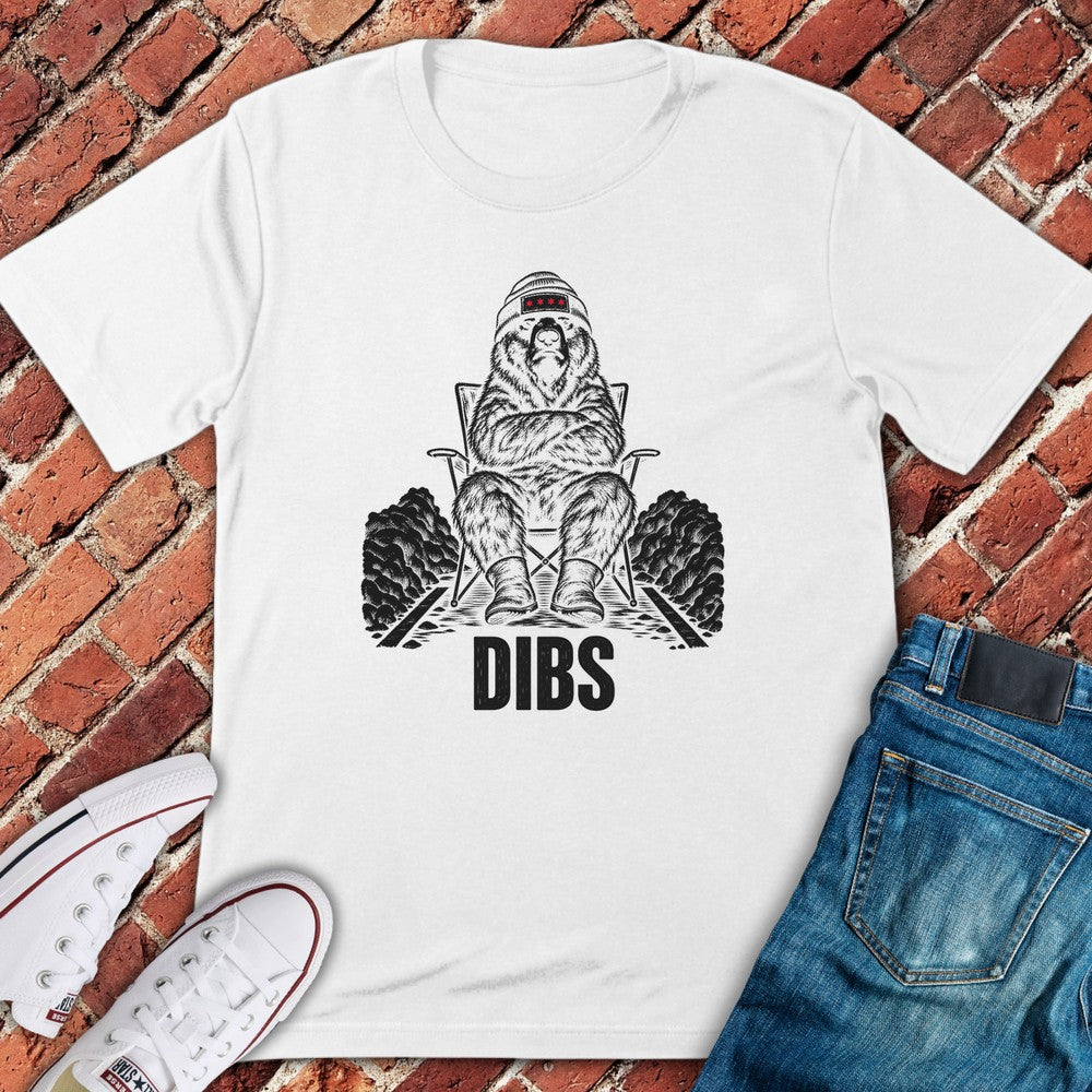 Dibs Bear T-Shirt - White