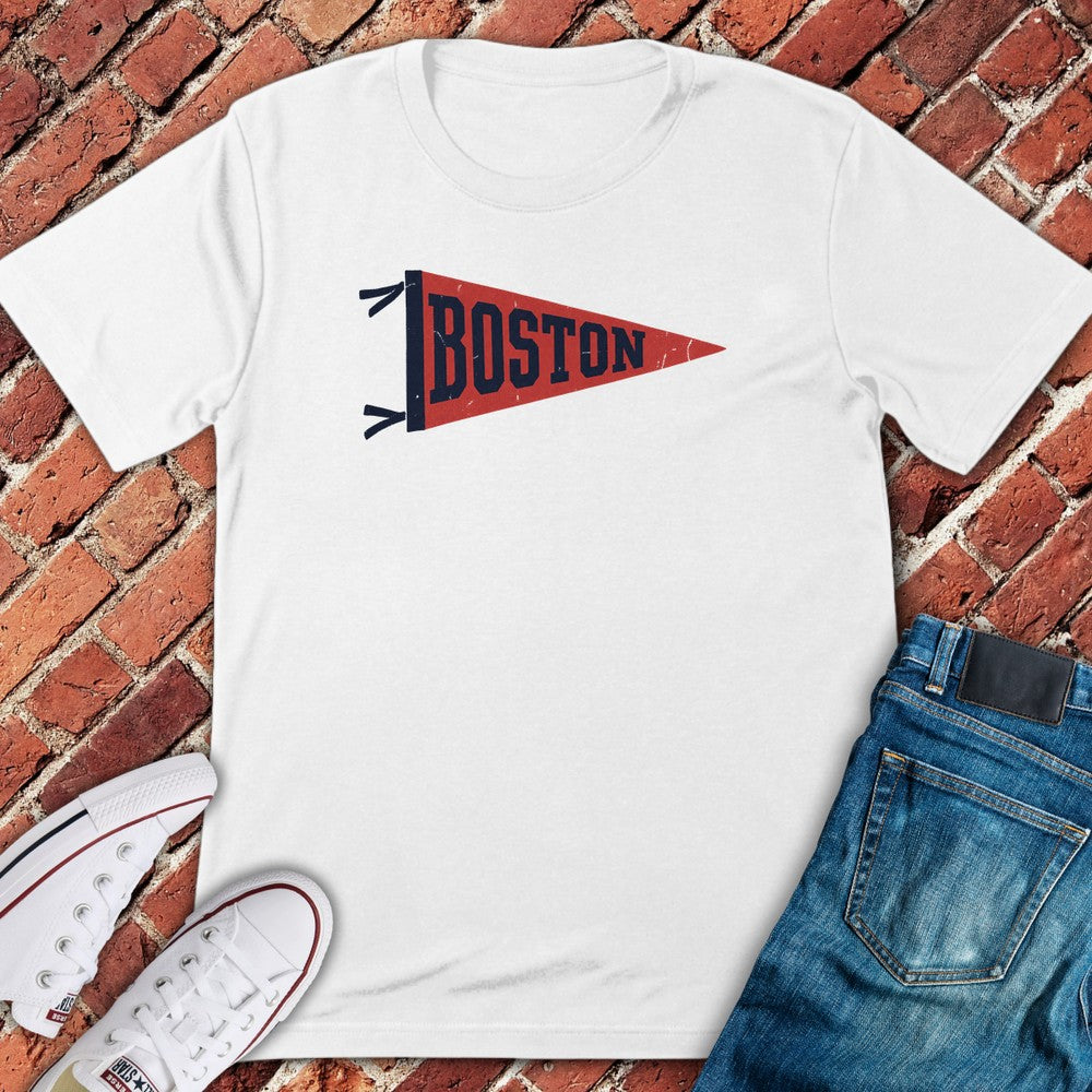 Boston Pennant T-Shirt - White