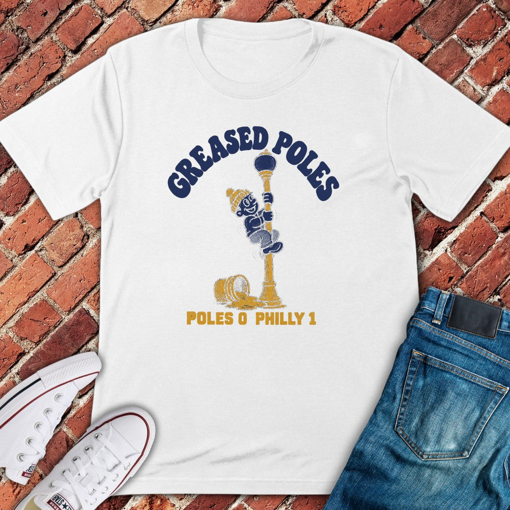 Greased Poles T-Shirt - White