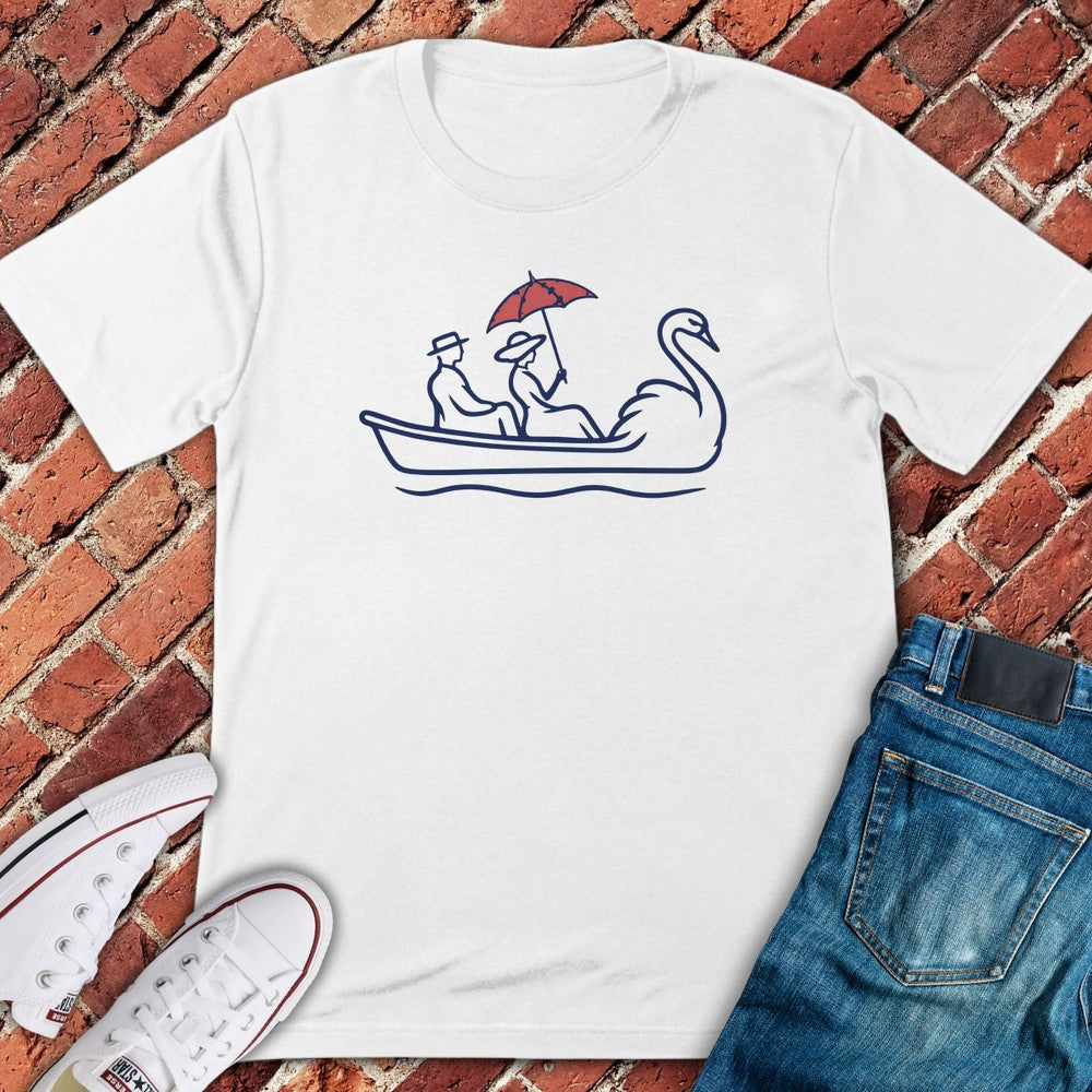 Swan Ride T-Shirt - White