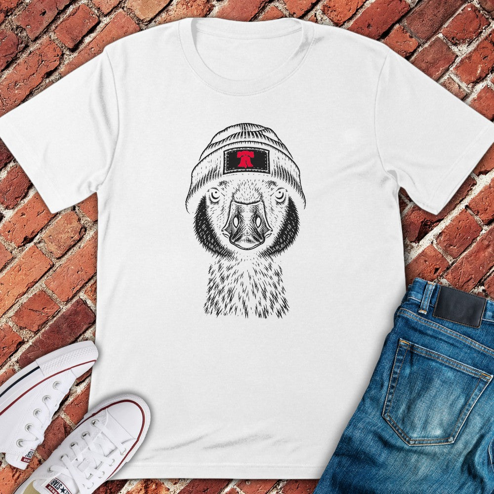 Goose Beanie T-Shirt - White