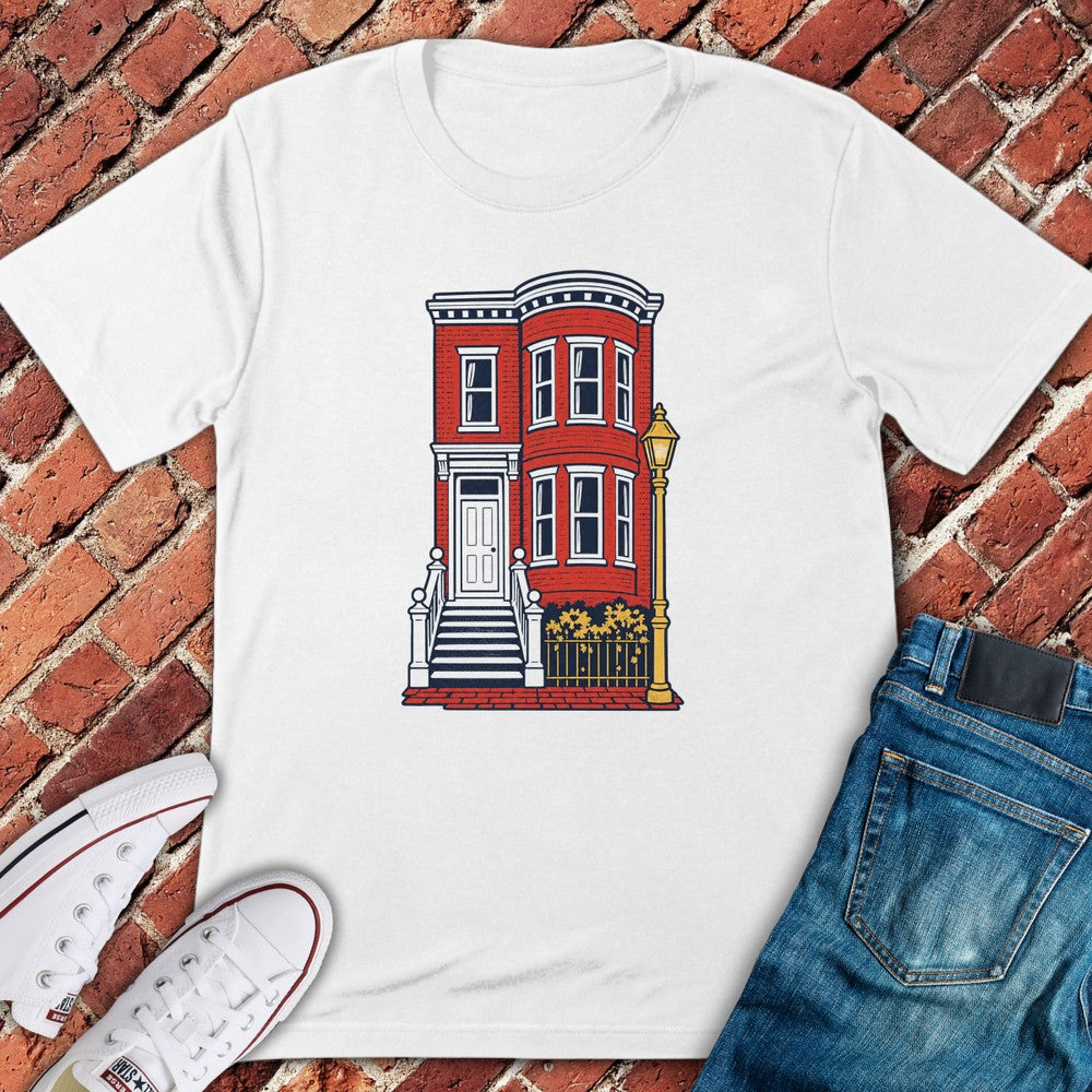 Brownstone Stoop T-Shirt - White
