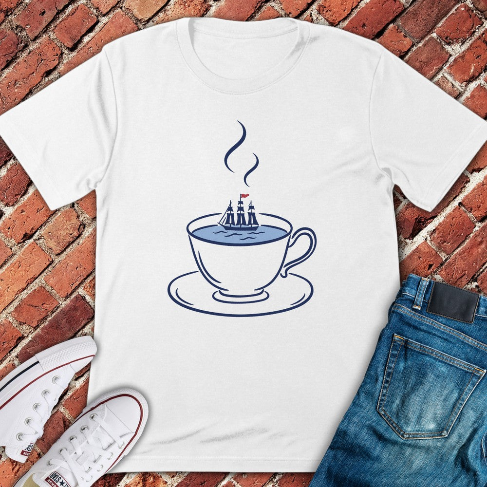 Harbor Teacup T-Shirt - White