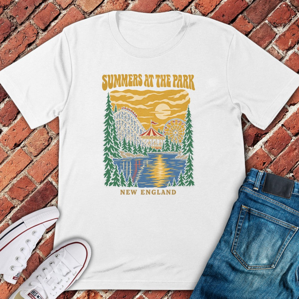 Lakeside Coaster T-Shirt - White