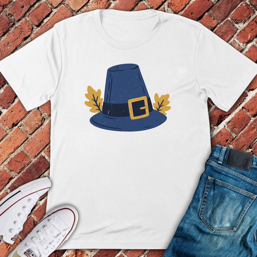 Pilgrim Hat T-Shirt - White
