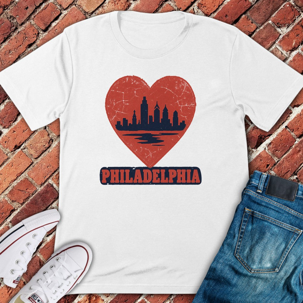 Skyline Heart T-Shirt - White