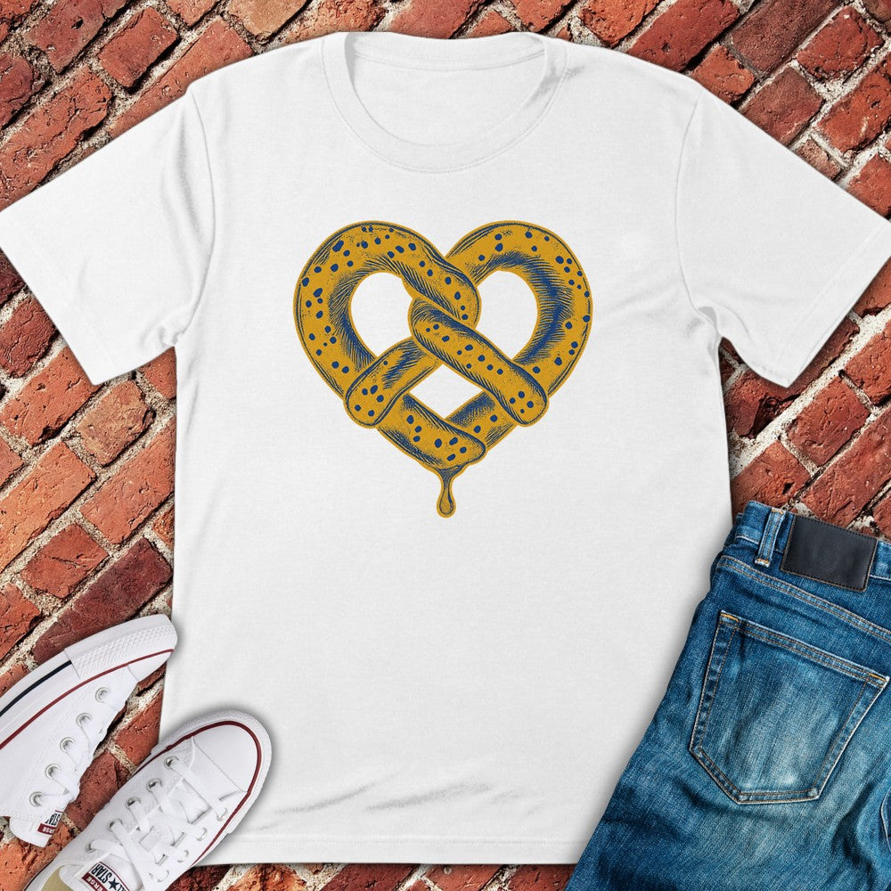 Pretzel Heart T-Shirt - White