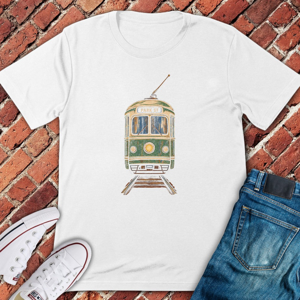 Trolley Front T-Shirt - White