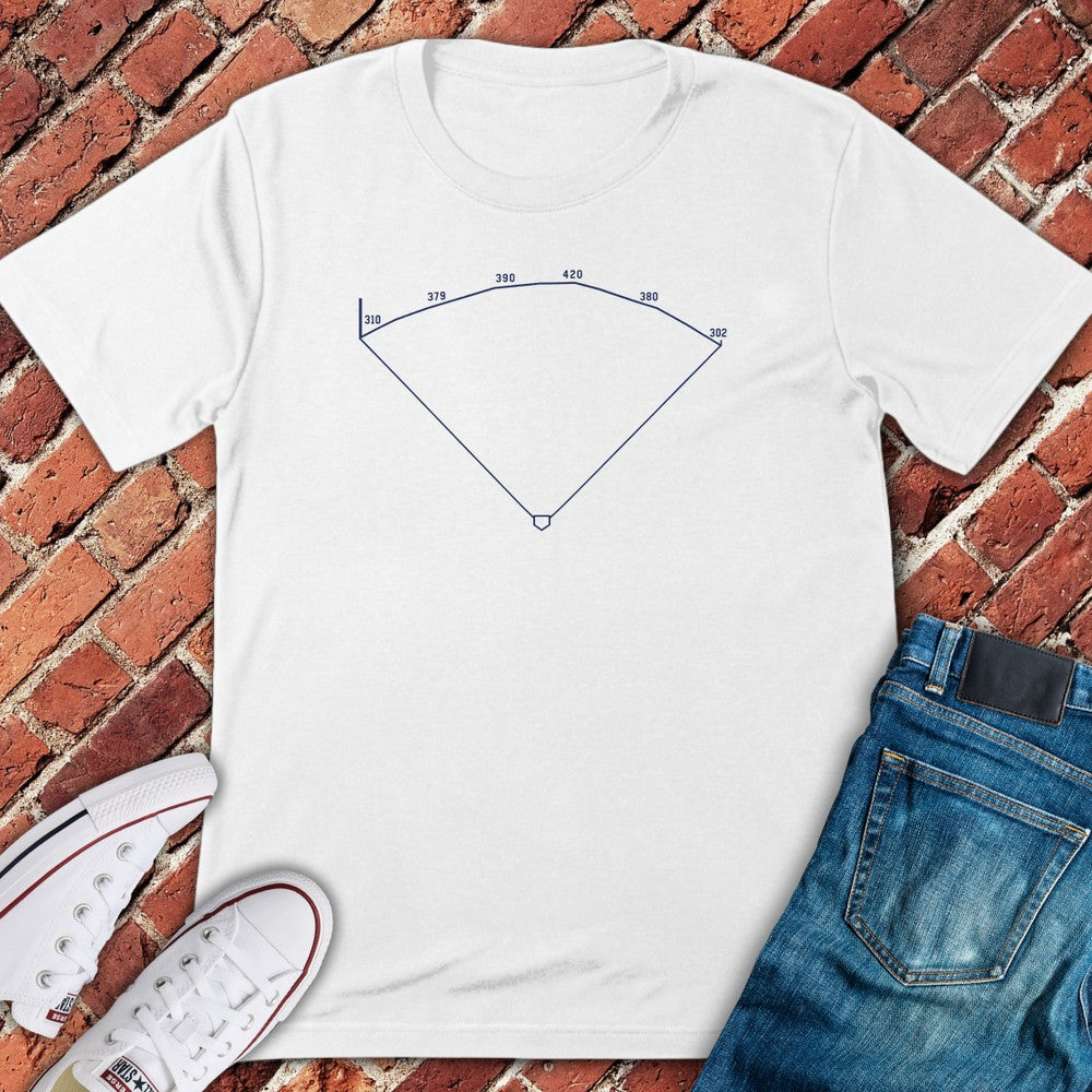 Outfield Numbers T-Shirt - White