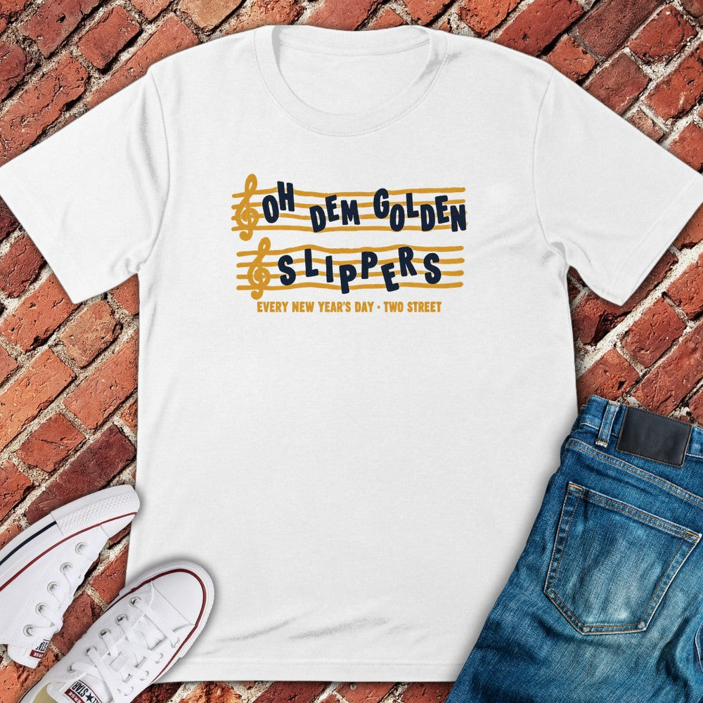 Golden Slippers T-Shirt - White